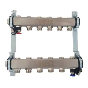 Distrib. inox rad. cu inchidere DN25- 5 cai x G3/4" 1863405 HERZ